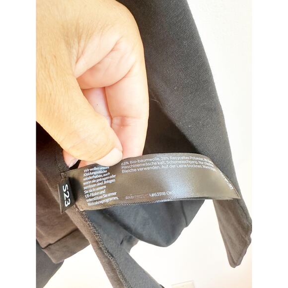 Eileen Fisher Organic Cotton Open Front Notched Blazer Black 3X Plus - Picture 5 of 6